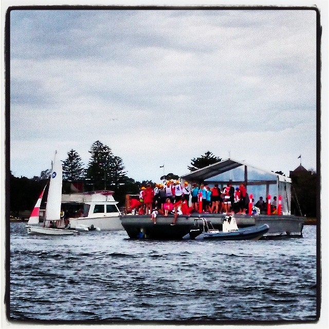 The Changeover boat was a busy place over the weekend.