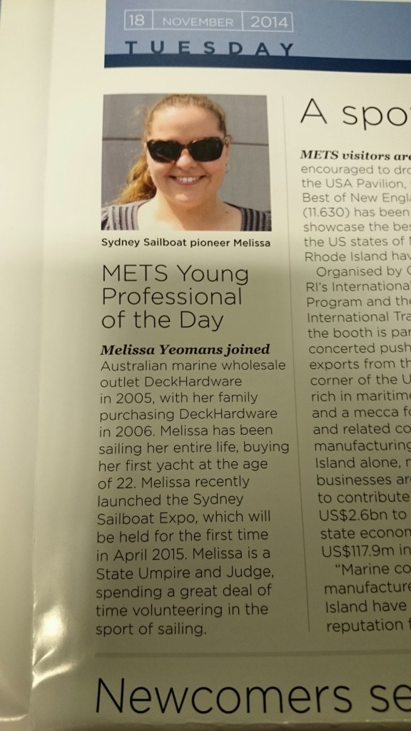 The METSTRADE IBI article where I was featured.